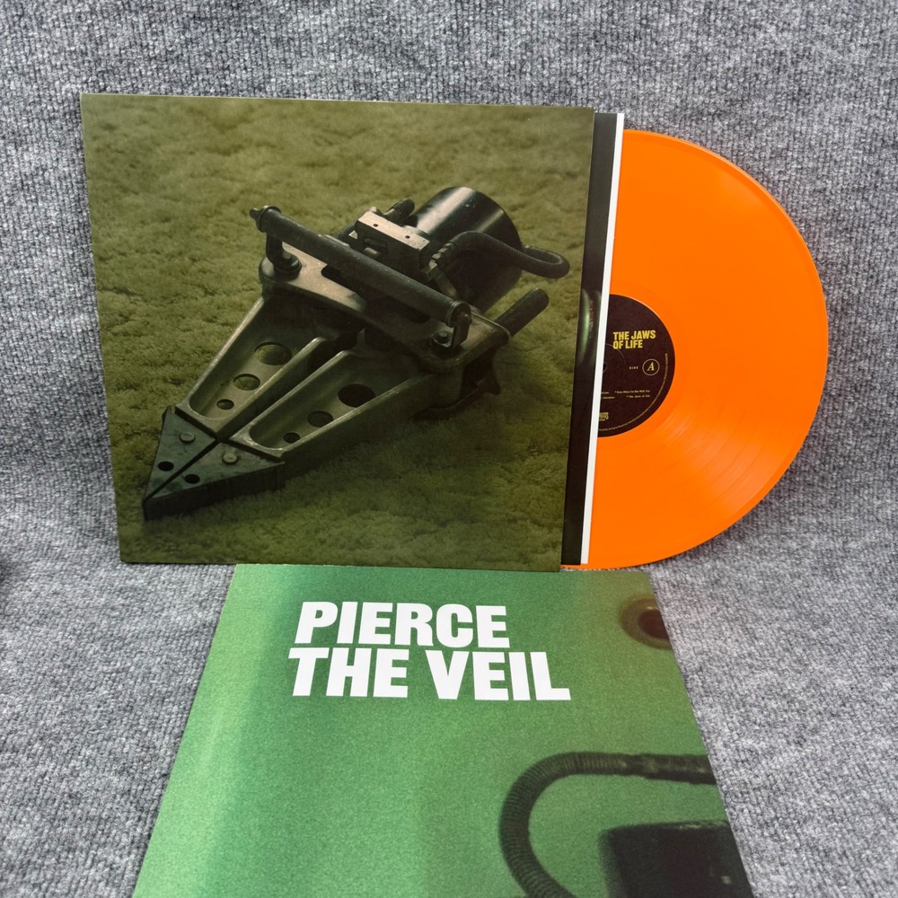 Pierce The Veil The Jaws of Life Orange Vinyl LP Record 2023 Fearless Records